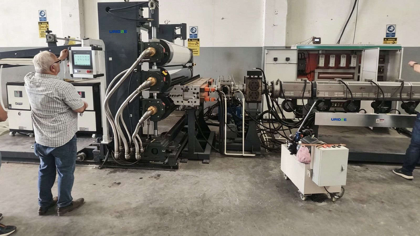 HDPE Sheet Extrusion Line for Textile Bin Production – Adana, Turkey
